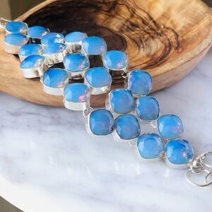 Blue Fire Opalite Bracelet